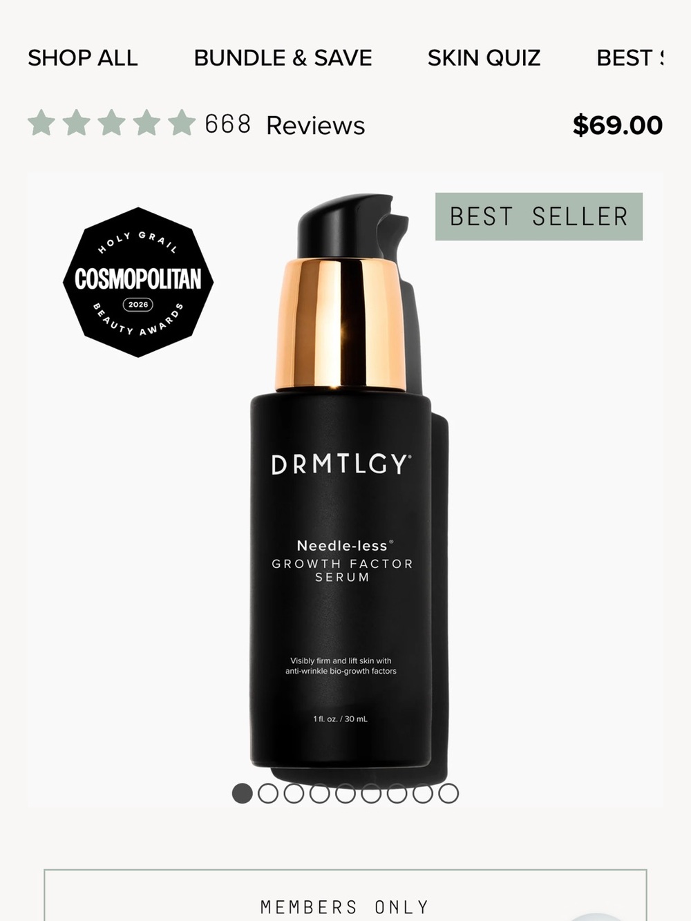 DRMTLGY Needle-less Growth Factor Serum -